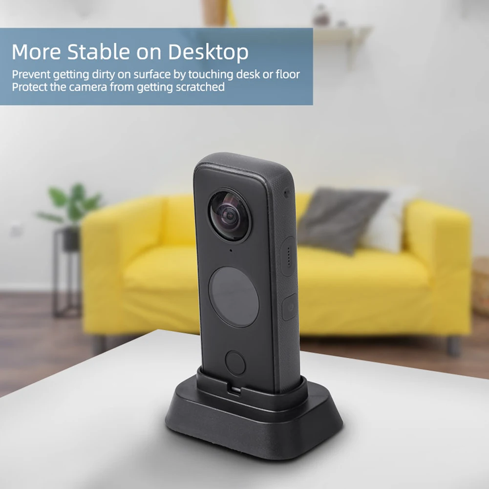 

Desk Holder Stand with 1/4 inch Screw Camera Desk Stand Mount Dock Part for Insta360 ONE X2 Camera Accessories