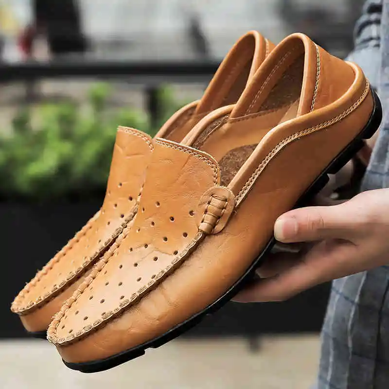 

Мужские повседневные кроссовки Teegager, дизайнерская мужская обувь в стиле рок, кожаная повседневная обувь для вождения, низкие повседневные ...