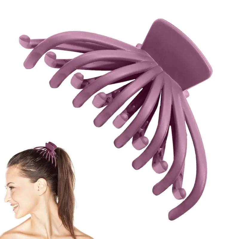 

Зажимы для волос в форме рыбы, зажимы для волос в форме осьминога, элегантные зажимы для волос, зажимы для очищения лица, макияжа, женские противоскользящие