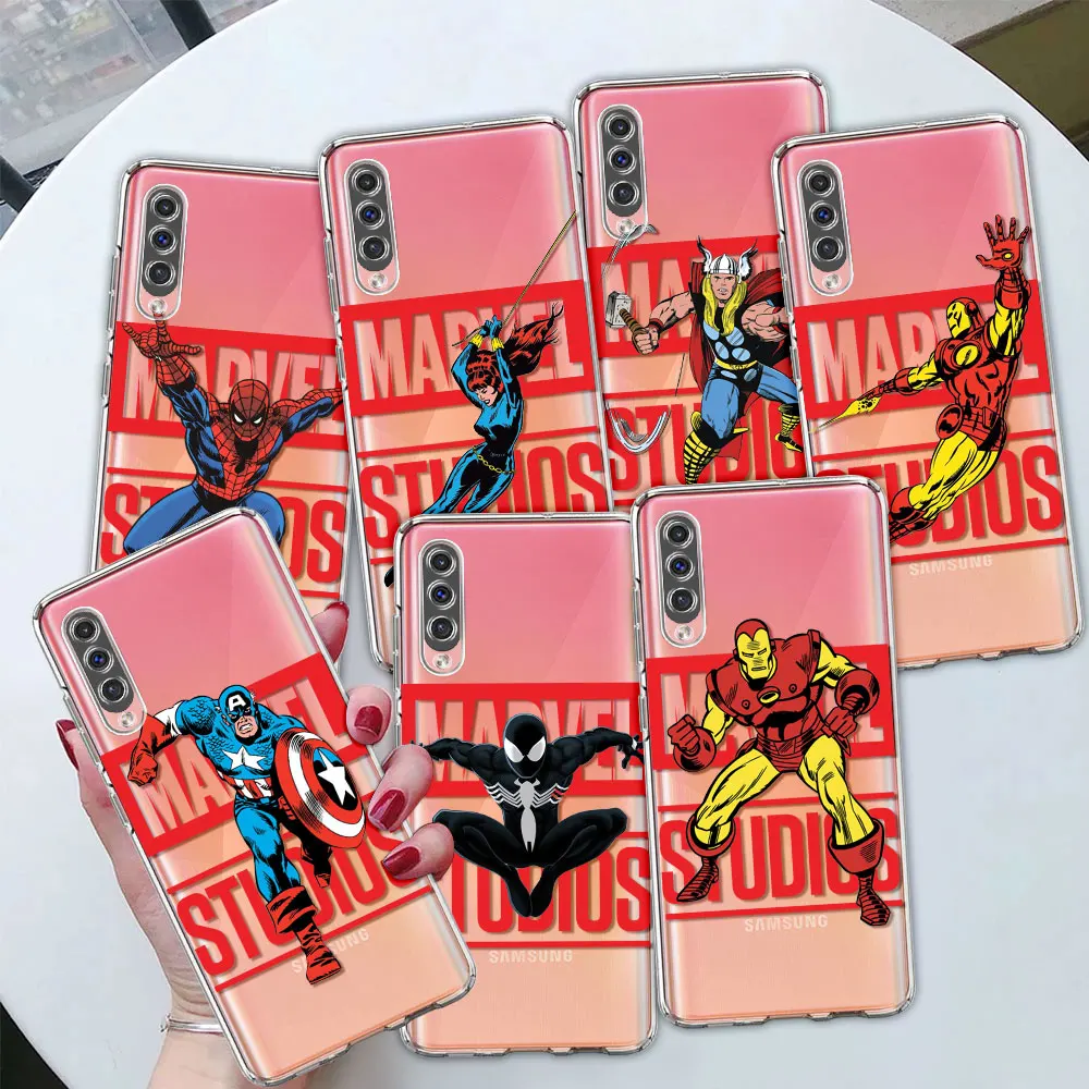 Мягкий чехол для Samsung Galaxy A50 A12 A70 A52 A51 A32 A71 смартфона A21s A30 A22 A40 A20s Marvel Avengers Vanguard |