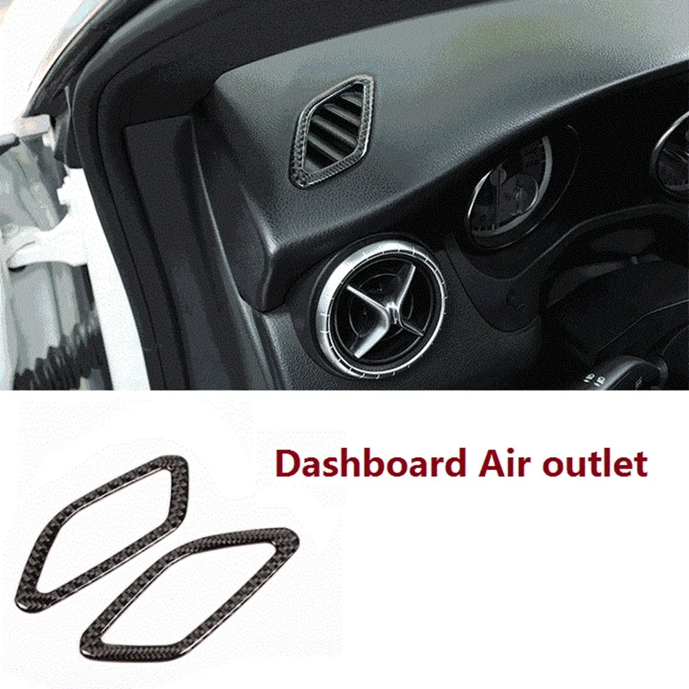 

Для Mercedes Benz a GLA CLA Class W176 X156 C117, углеродное волокно, приборная панель, кондиционер, вентиляционная решетка, крышка, отделка, аксессуары