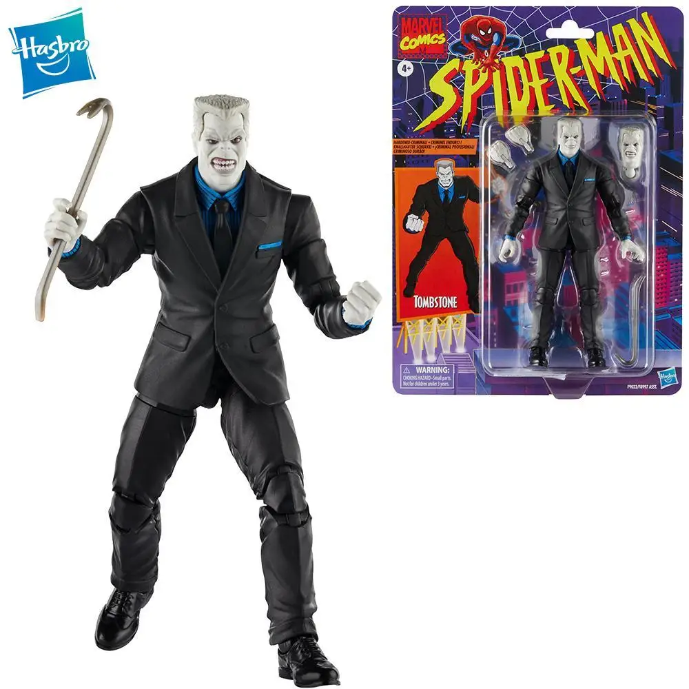 

Фигурки героев комиксов Hasbro F9023 из серии «Легенды Marvel», «надгробие», «Человек-паук», 6 дюймов, коллекционные игрушки в подарок