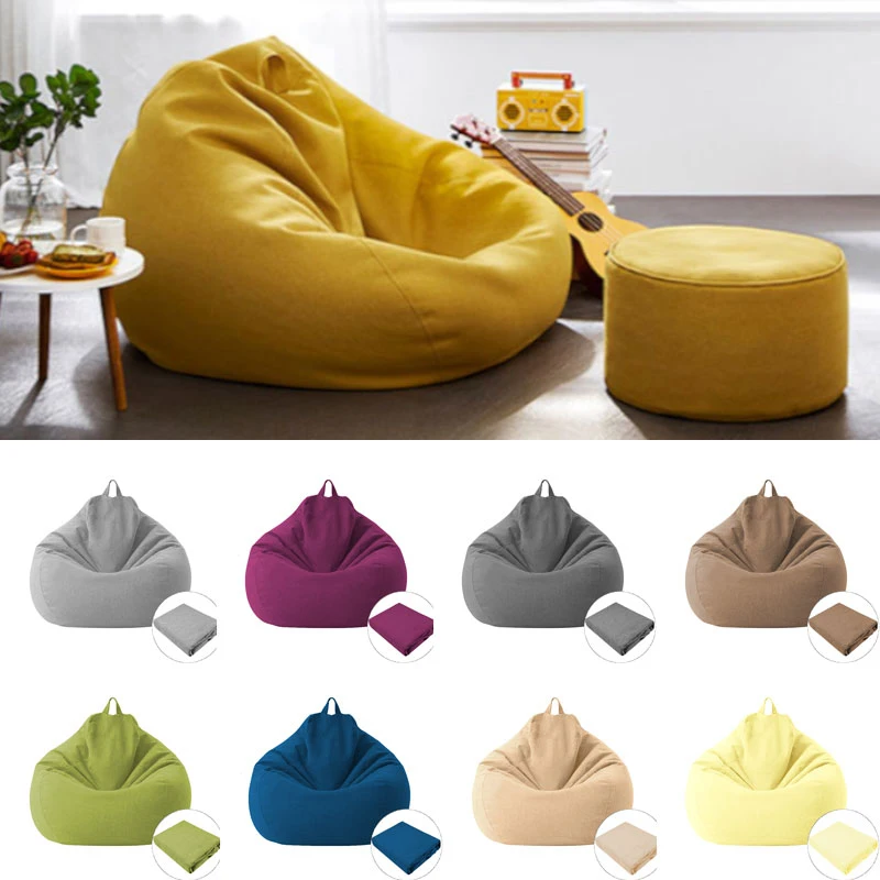 

Chair Cover Dustproof Lazy Bean Bag Sofas Cover Living Room Bean Bag Covers Sofa Cover Chair Covers Furniture Cover