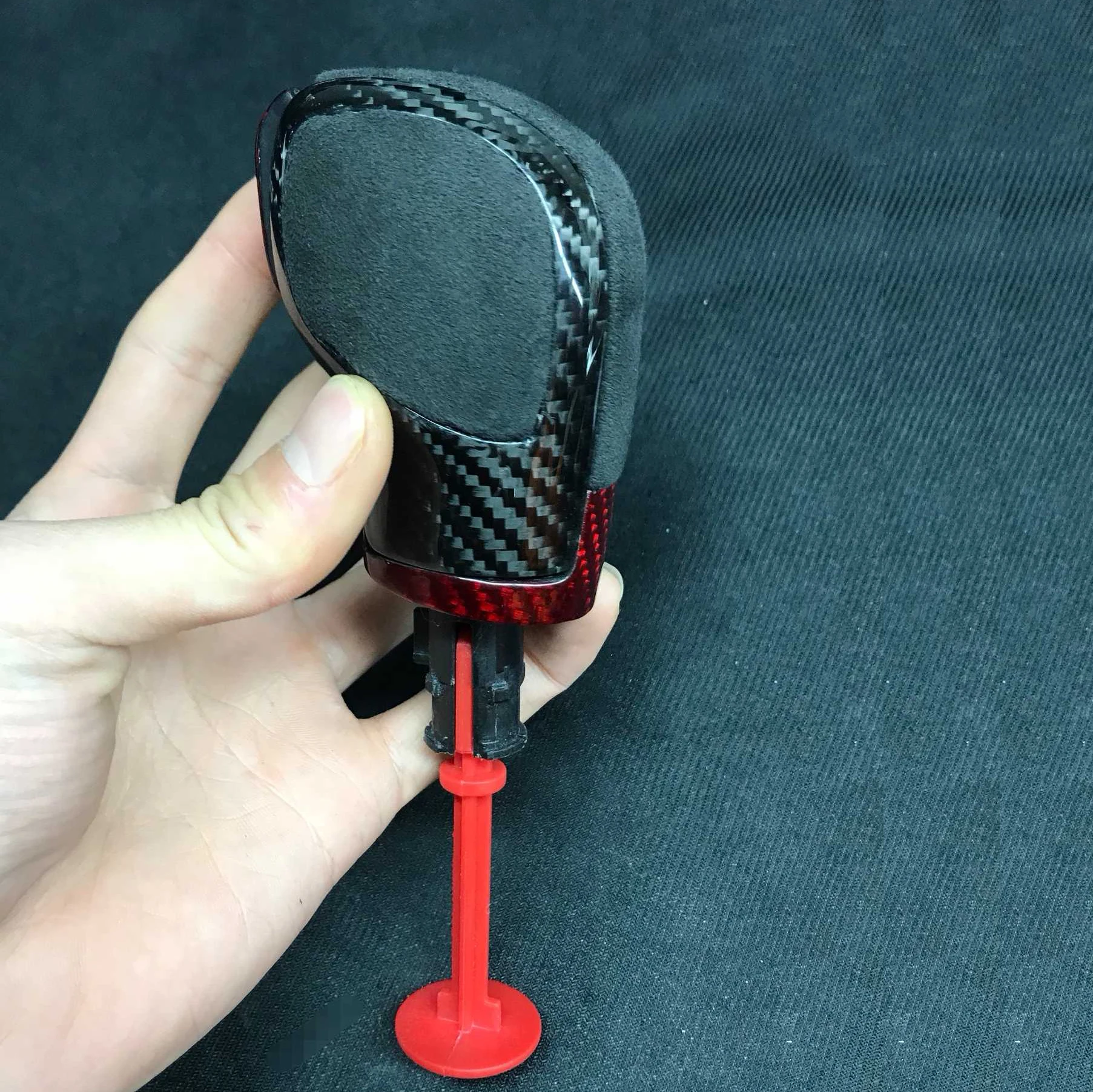 

Ручка переключения передач из 100% натурального углеродного волокна для VW Golf 6 7 R GTI Passat B7 B8 CC R20 Jetta MK6 GLI