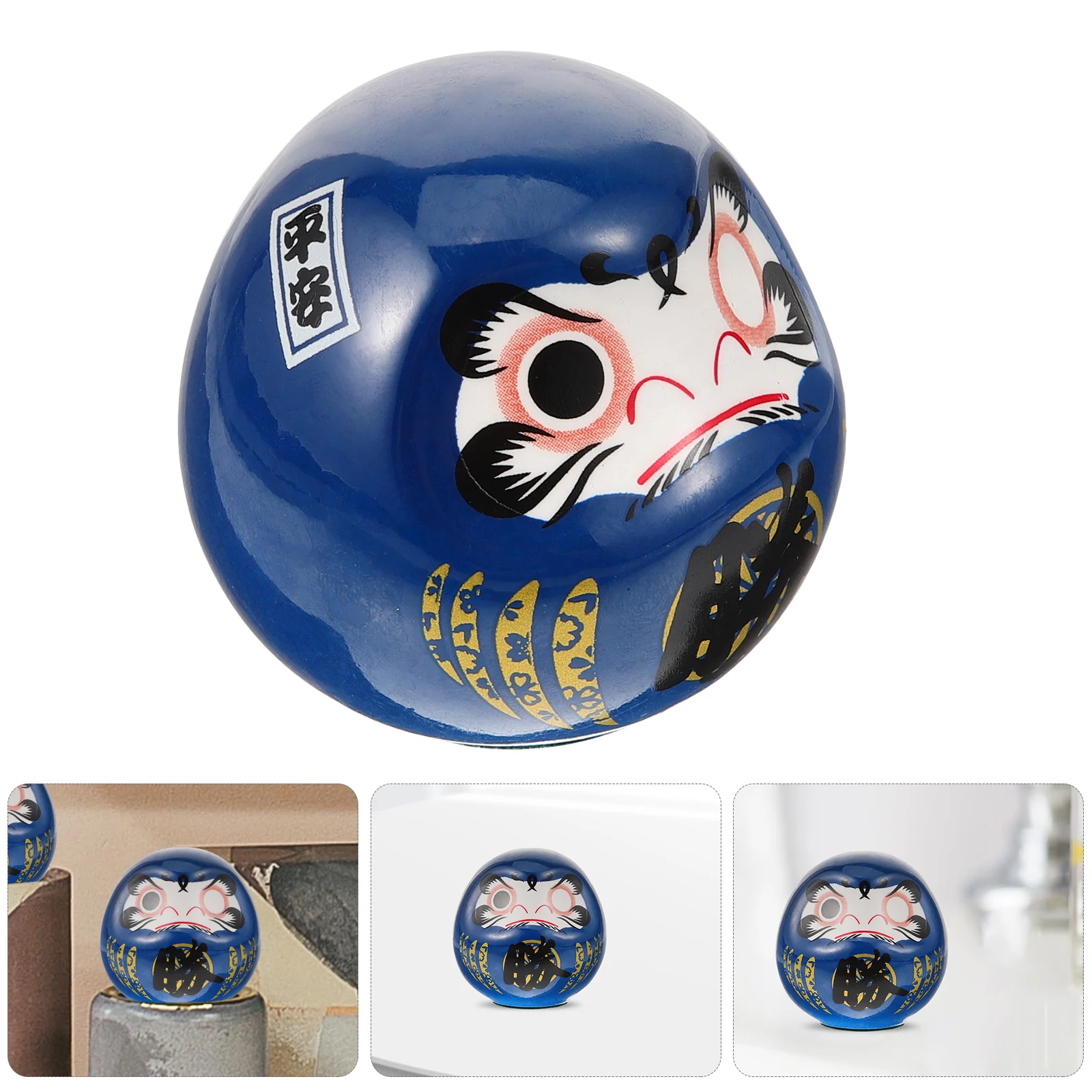 Маленькие украшения Bodhidharma игрушки Daruma фигурки богатства удача керамическая
