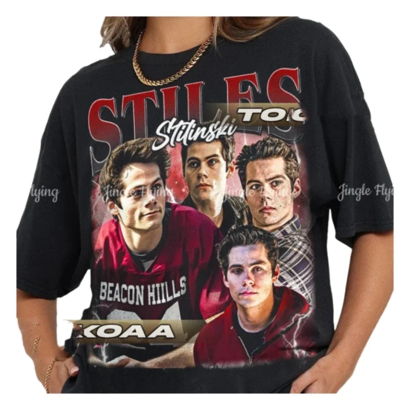 Винтажная рубашка Stiles Stilinski Limited футболки унисекс мягкие дышащие рубашки