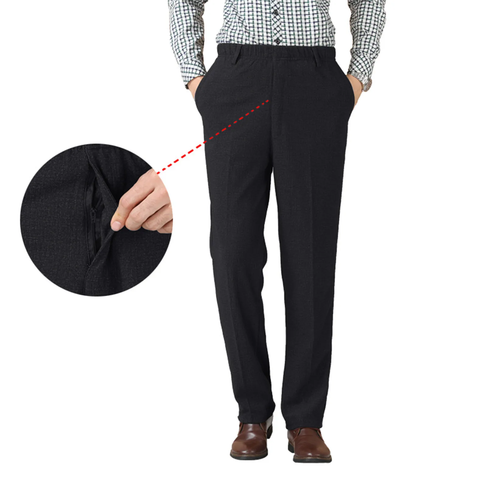 

Мужские повседневные осенне-зимние однотонные бархатные штаны на молнии с карманами штаны Тренировочные штаны для мужчин