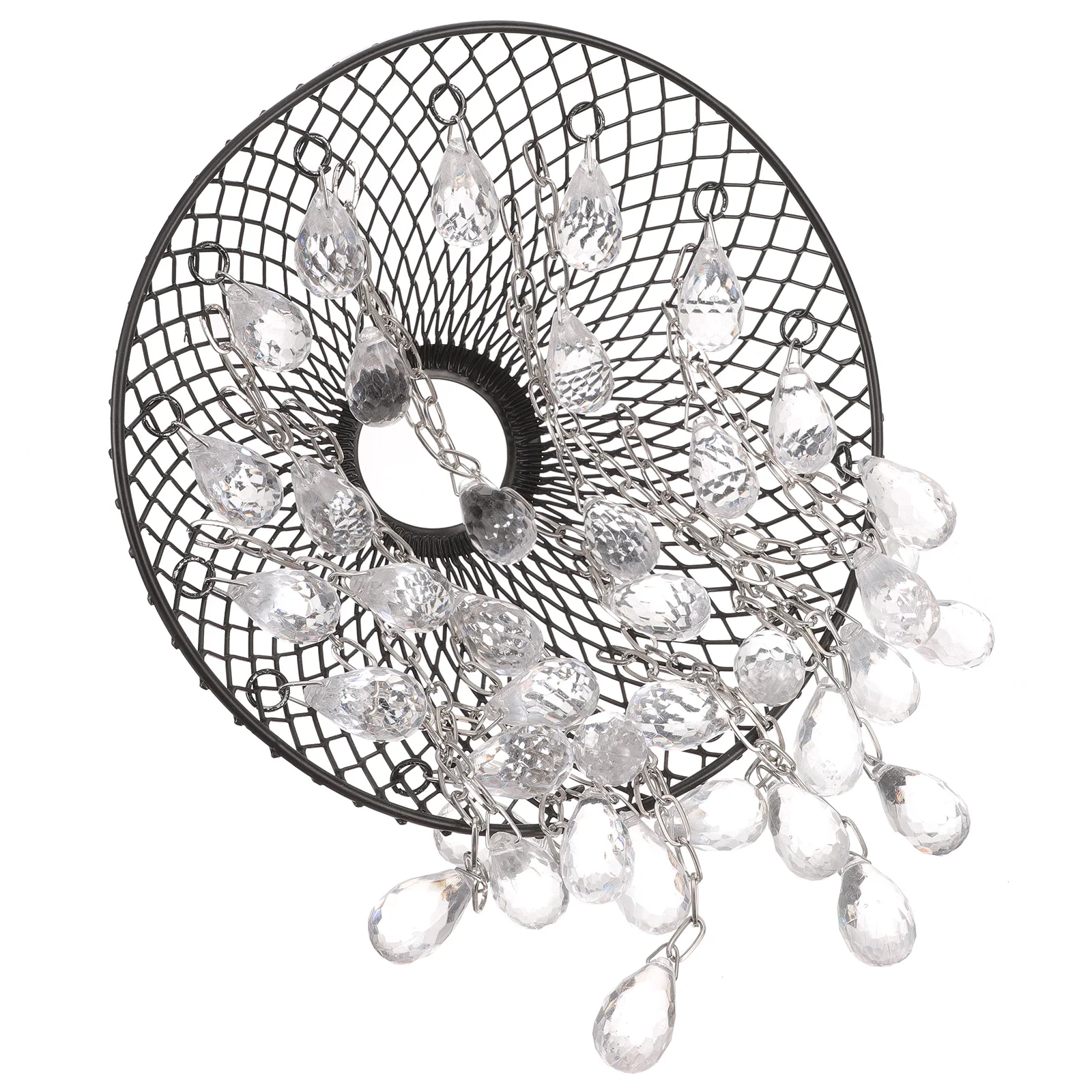 

Pendant Lamp Shade Decorative Lamp Cover Hanging Lamp Shade with Droplets