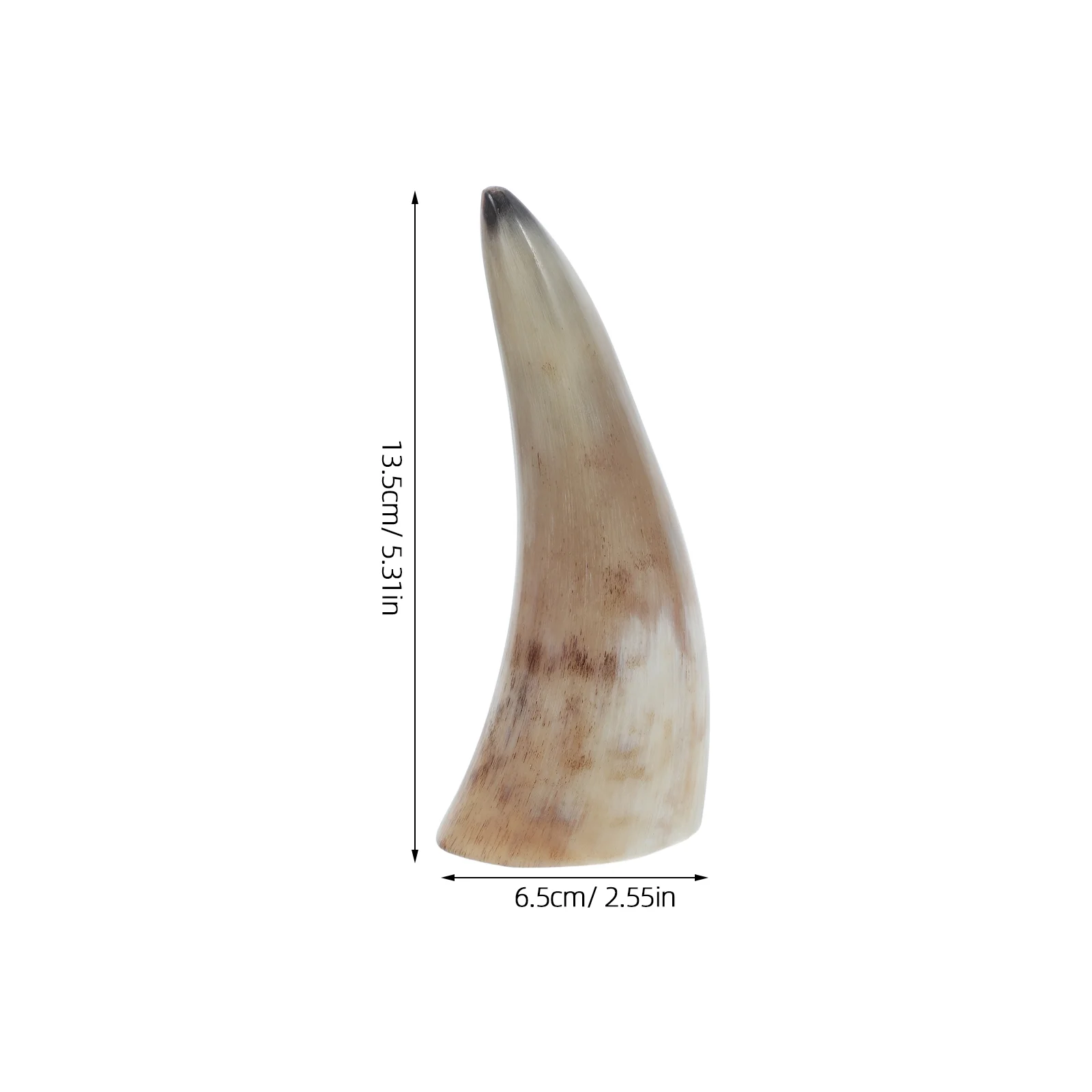 Рог стеклянная пивная чашка бык ремесло произведение искусства декор ручной