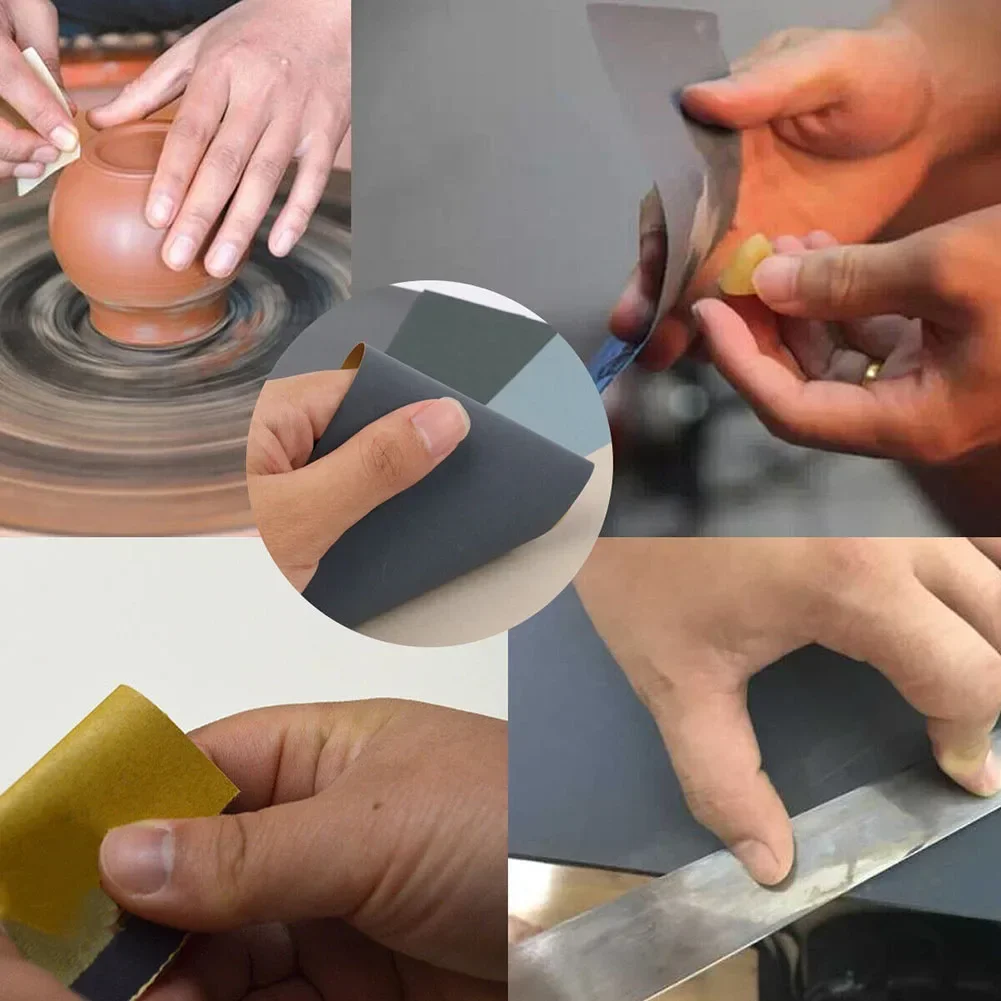 ity 5 szt. papieru ściernego 2500 3000 5000 7000 mieszane ziarno papier lateksowy jest bardzo elastyczny i ma doskonałe możliwości adaptacji