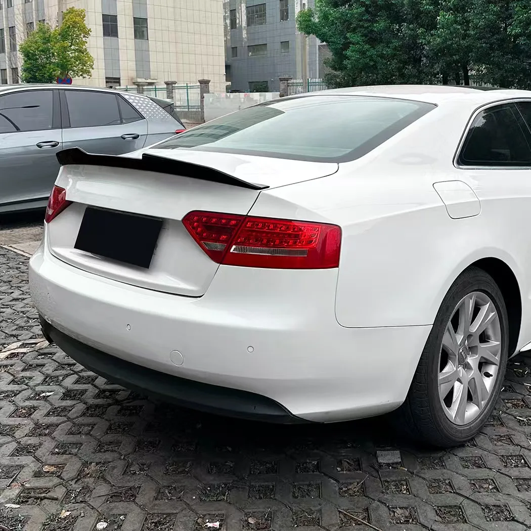 Новый спойлер для Audi A5 B8 2008-2016, заднее антикрыло из ABS-пластика, аксессуары для внешнего аэродинамического стайлинга, декоративная наклейка PSM, для двухдверного автомобиля. (art.: 3920dcd46d77a) - 3920dcd46d77a
