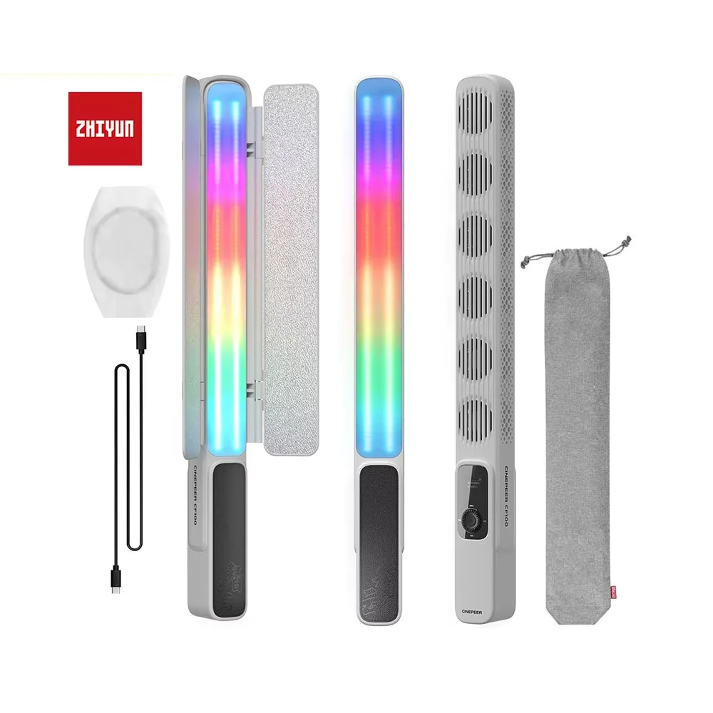 ZHIYUN CINEPEER CF100 100 Вт RGB Light Stick 2700K-6500K Ручной светодиодный светильник для видеосъемки