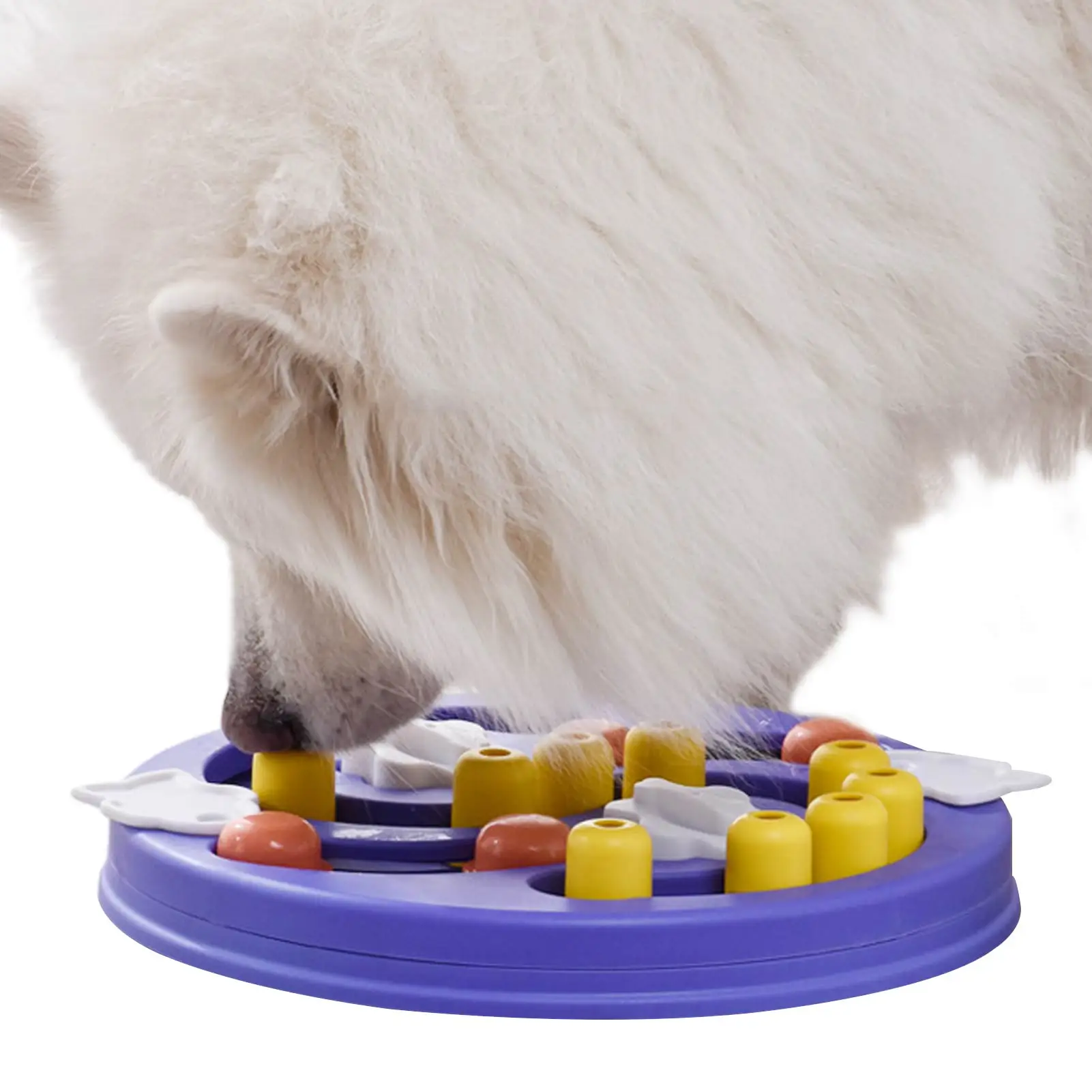 

Pet Maze Toy Cat Slow Feeders Puzzle Toy Treat Puzzle For Dogs And Cats Training Funny Feeding ABS Colorful Design Slow Feeder