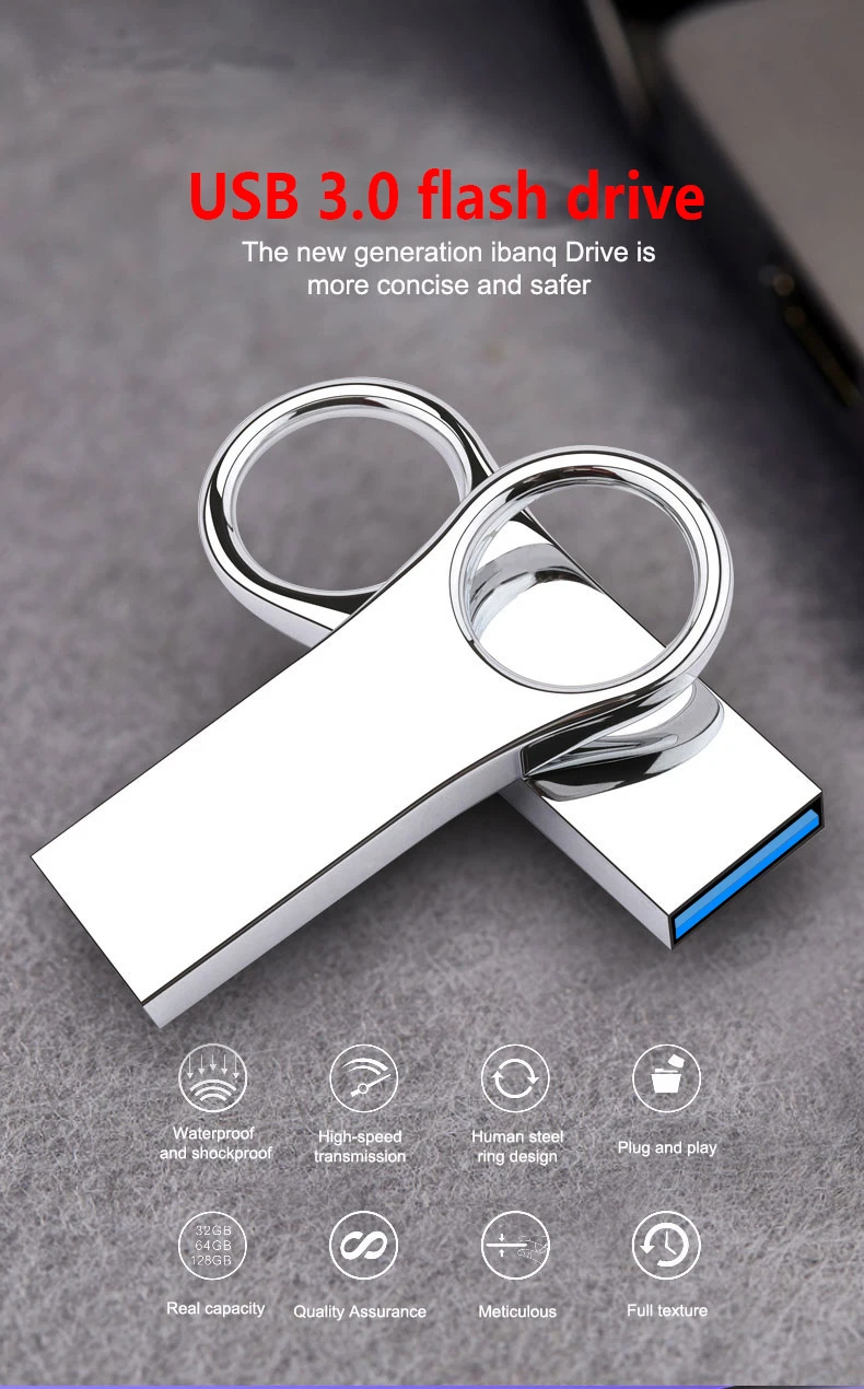 USB 3.0 3 0 Гб флэш-накопитель 1 ТБ 32 ГБ 512 металлический флэш-диск |