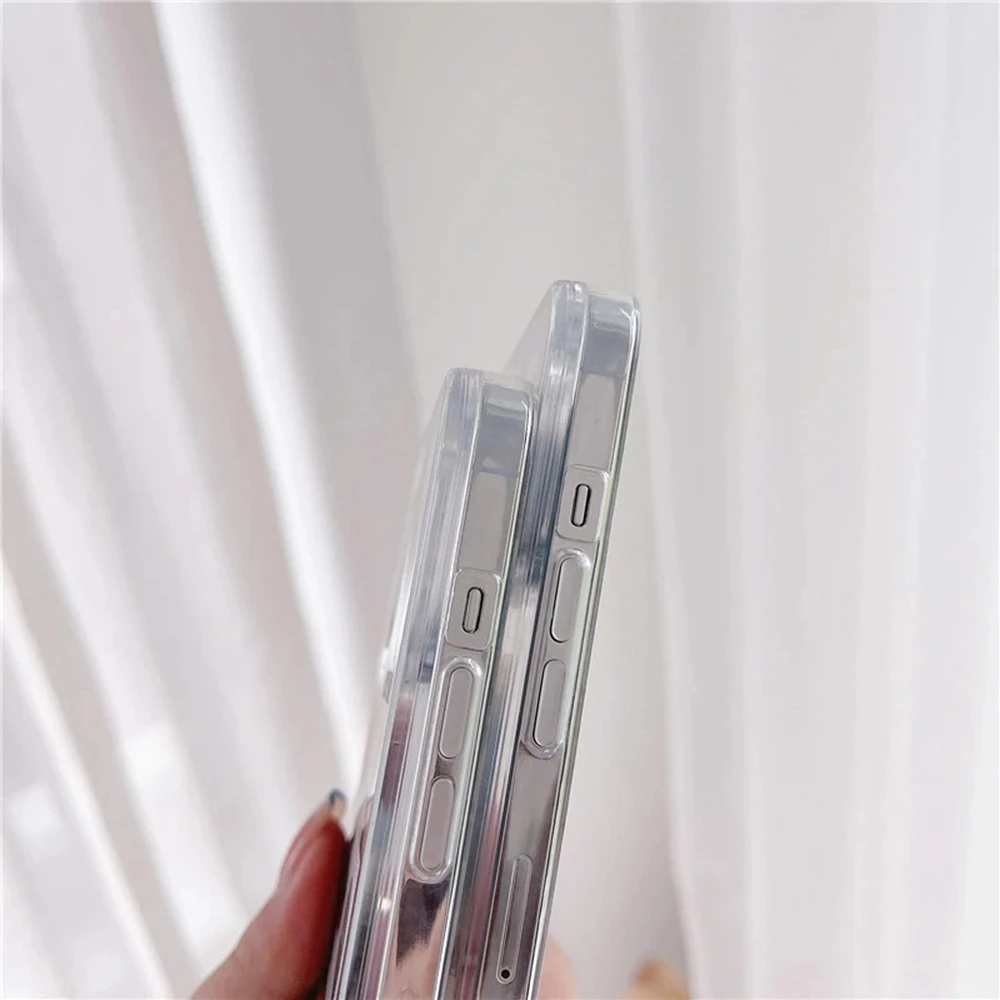 Чехол для телефона Usavich iphone 16 15 14 13 12 Pro Mini 11 Max Xr X Xs 8 Plus прозрачный чехол