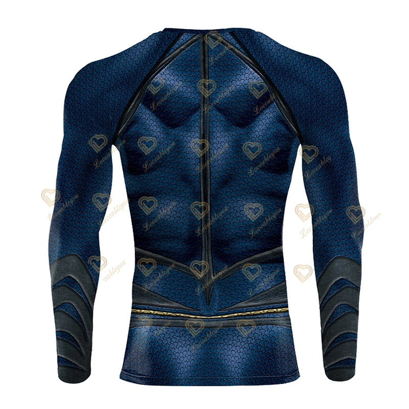 Quick Dry Fit Men's Compression T-Shirt Gym Training Workout Clothes Cosplay Short Sleeve Fitness Tee Tops Running Sport Shirt