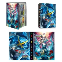 anime pokemon card 240pcs map letters album notebook storage folder collect book collectible cards binder folder pikachu mewtwo