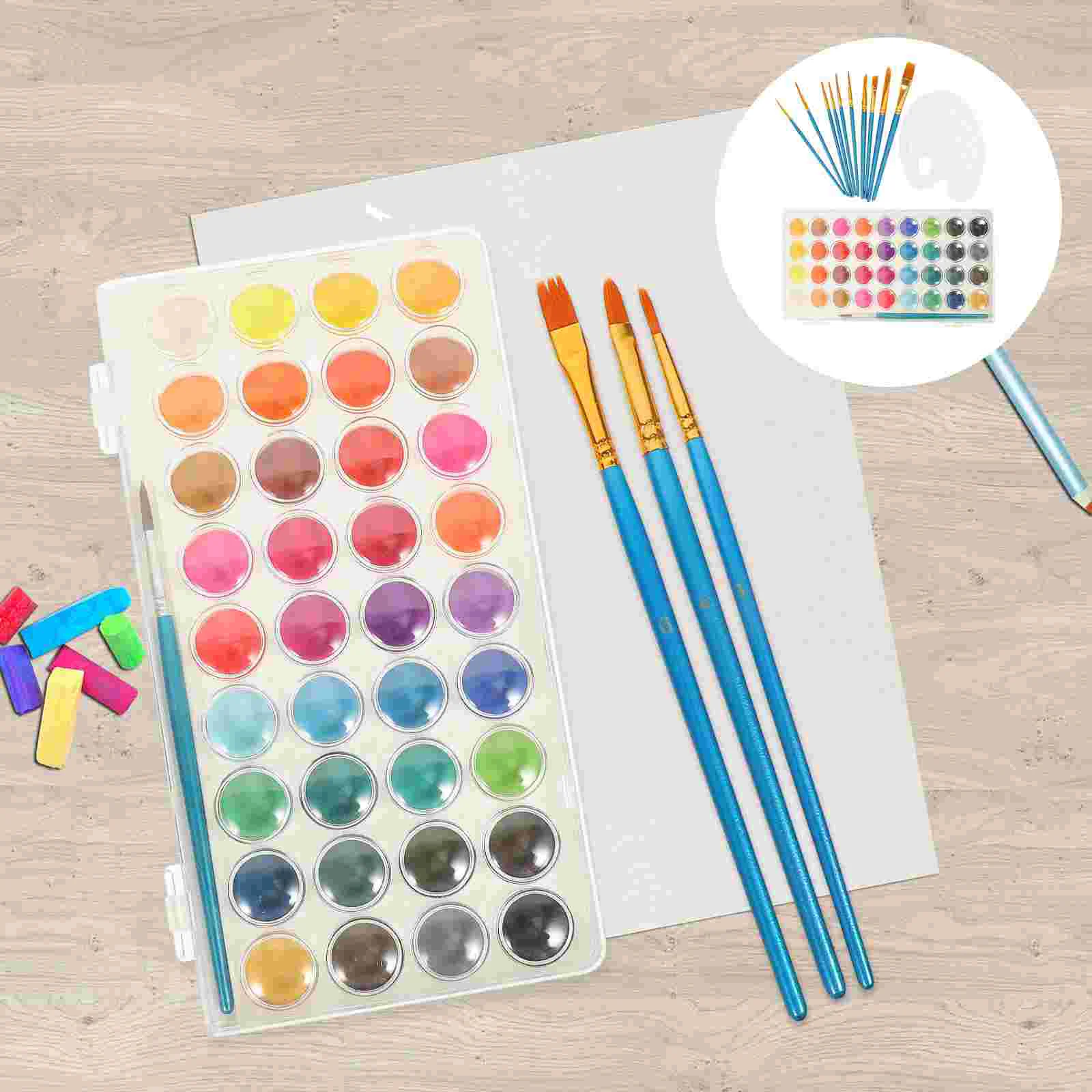 

1 Set of Watercolor Painting Brushes Face Paint Brushes Children DIY Painting Brushes Paint Kit