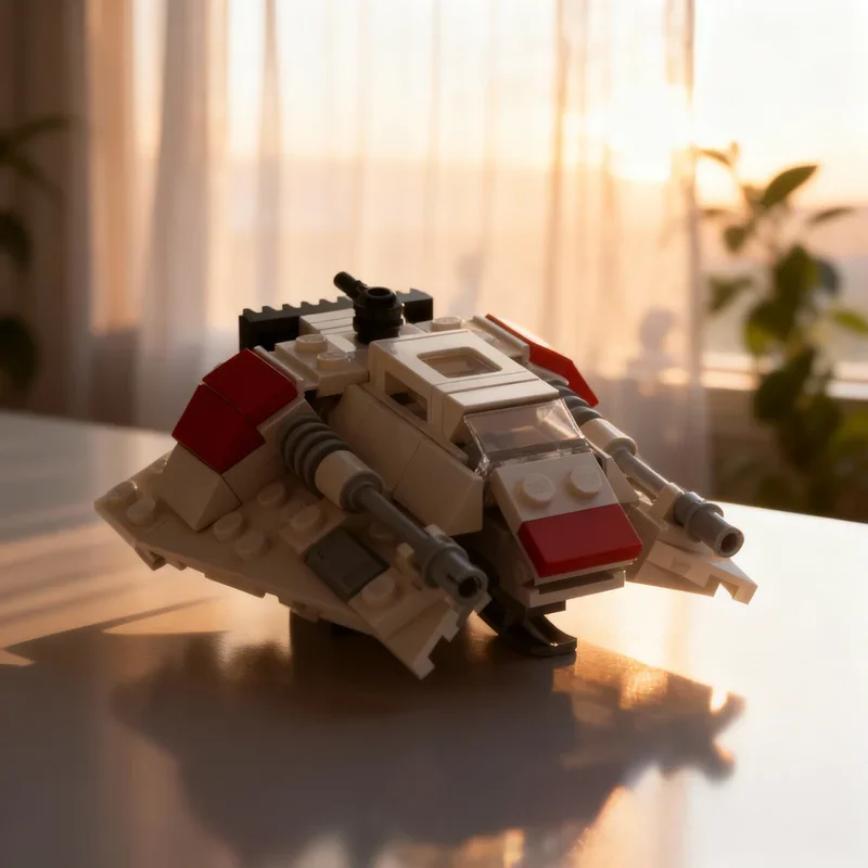 100 деталей MOC Snowspeeder: Конструктор «Звездные войны», развивающая игрушка для сборки, креативный подарок на праздник, обучающий набор (art.: 3920db782ea42) - 3920db782ea42