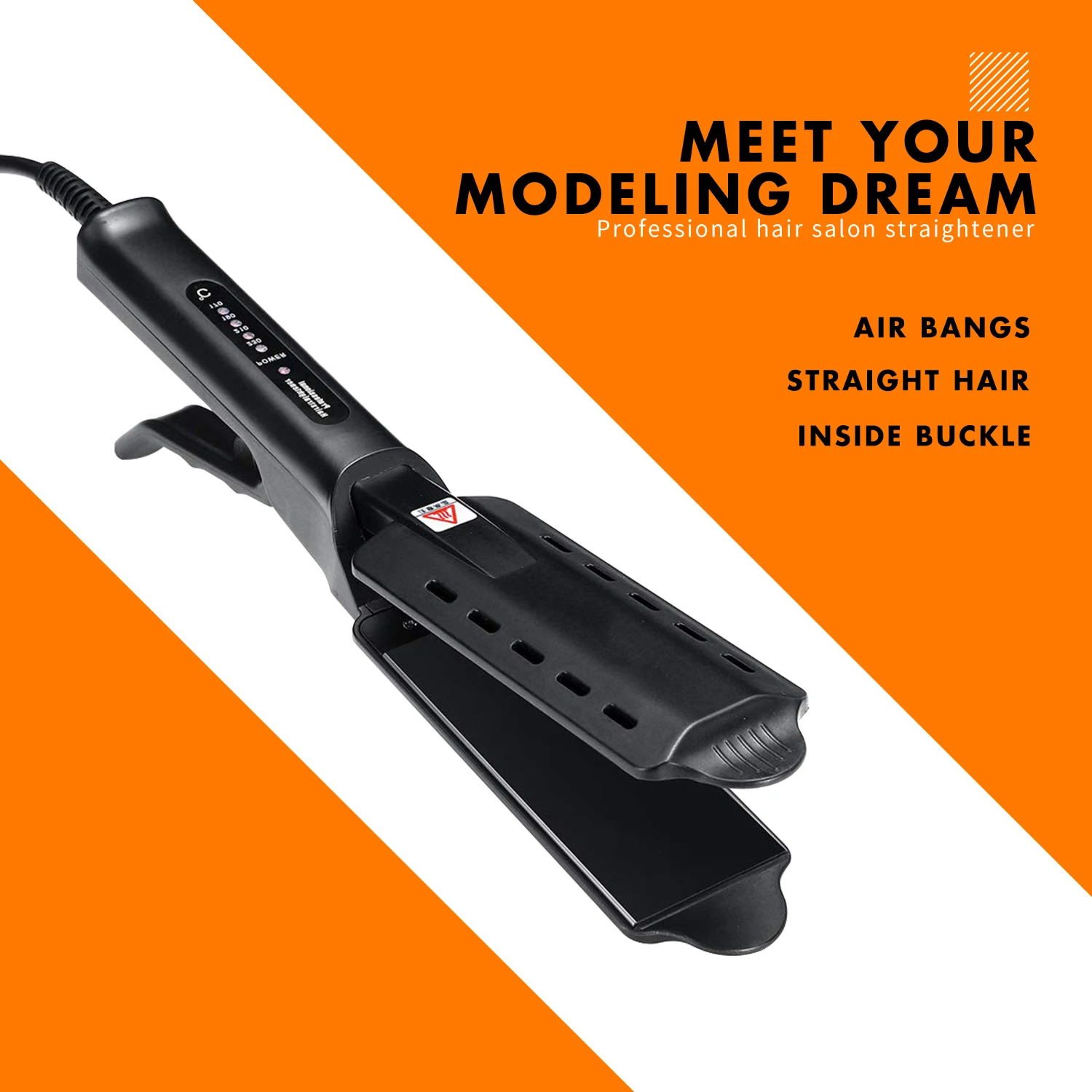 

Steam Hair Straightener Fast Heating Professional Curler Anti-Static Hair Iron Ceramic Hair Styler Straight Ionic Flat Iron