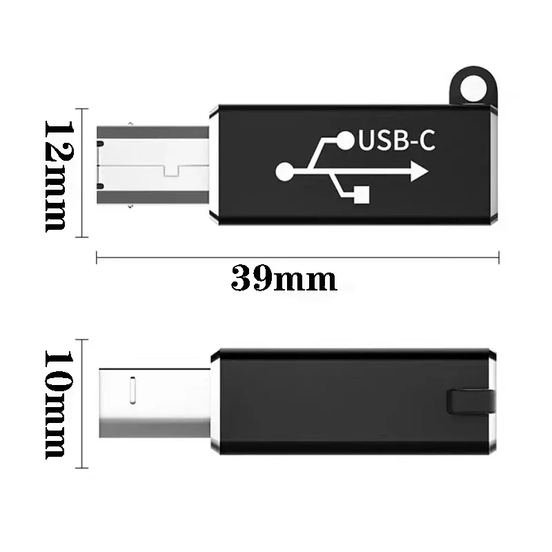 Металлический адаптер USB Type-C для передачи данных | Адаптеры и переходники