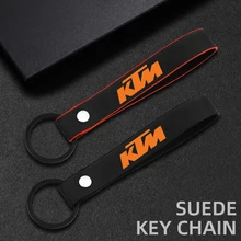 Motorcycle Suede Keyring Keychain for KTM Duke 125 390 690 200 790 RC390 990 1190 1090 1290 1190 1050 Adventure