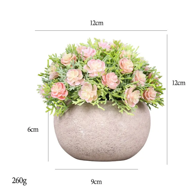 

Artificial Plants Flowers Potted Plants Nordic Style Furniture Tabletop Decoration Green Plants Mini Artificial Plants