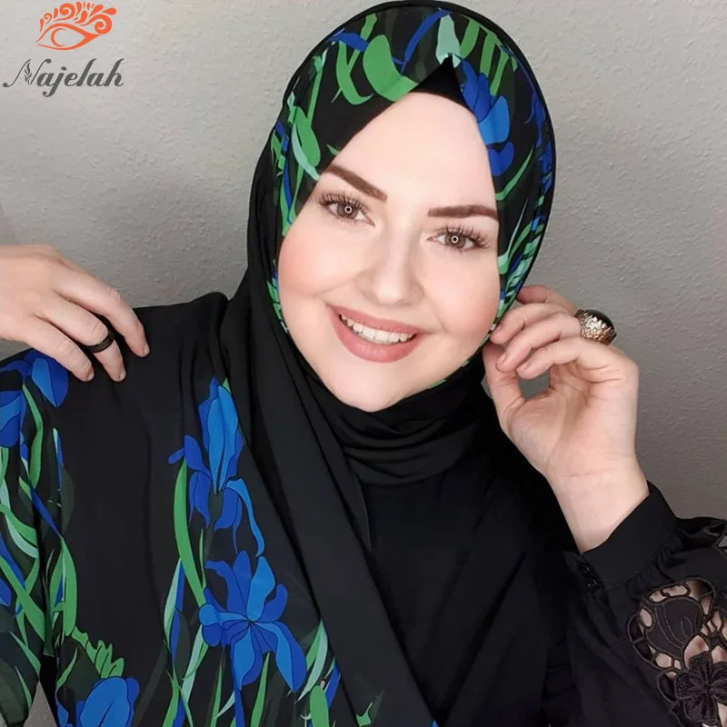 

Islamic Chiffon Long Hijab Abaya Hijabs For Woman Abayas Jersey Scarf Muslim Dress Women Turbans Turban Instant Head Wrap Shawl