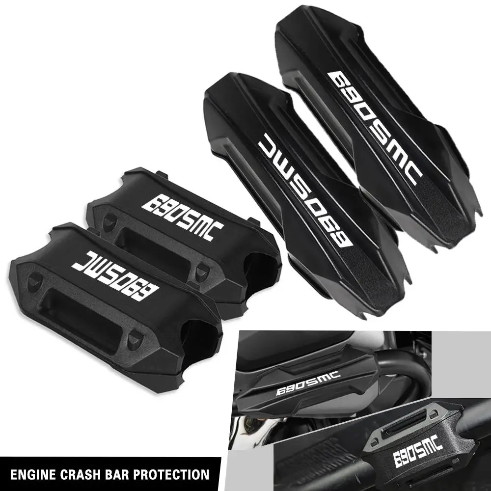 

Motorcycle For 690SM 690 SM SMC 690SMC 2007 2008 2009 2010 2011 2012 2013 25MM Engine Guard Crash Bar Bumper Protection Block