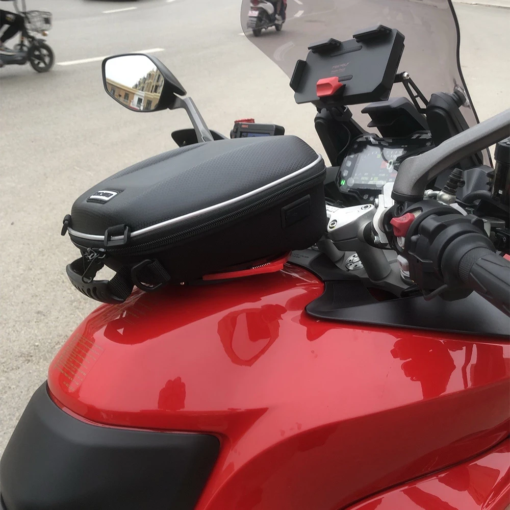 

CUCYMA Motorcycle Fuel Tank Bag Tanklock For DUCATI Multistrada V4 950 / 1200 / 1260 / S / Enduro 1200 DVT Hard Shell Luggage
