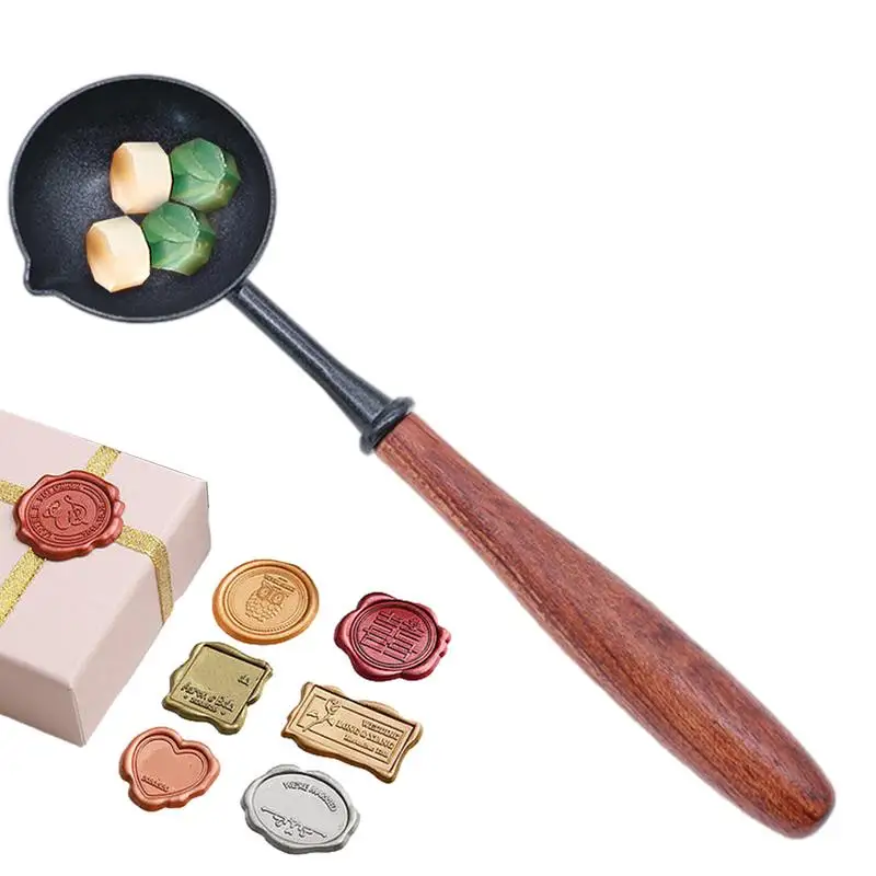 Новые ложки для восковой штамповки с деревянной ручкой