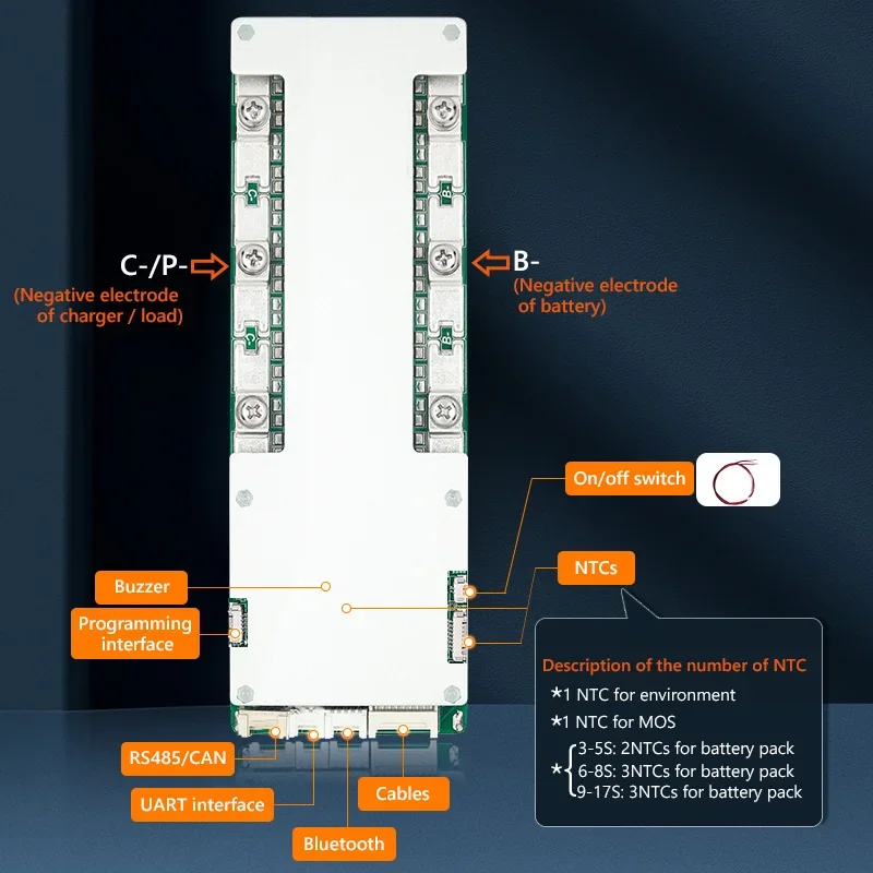 TDT Bms 4S 6S 7S 8S 9S 10S 11S 12S 16S 17S 24V 36V 48V 80A 100A 120A Lifepo4 Na натрий-ионный смарт-BMS с