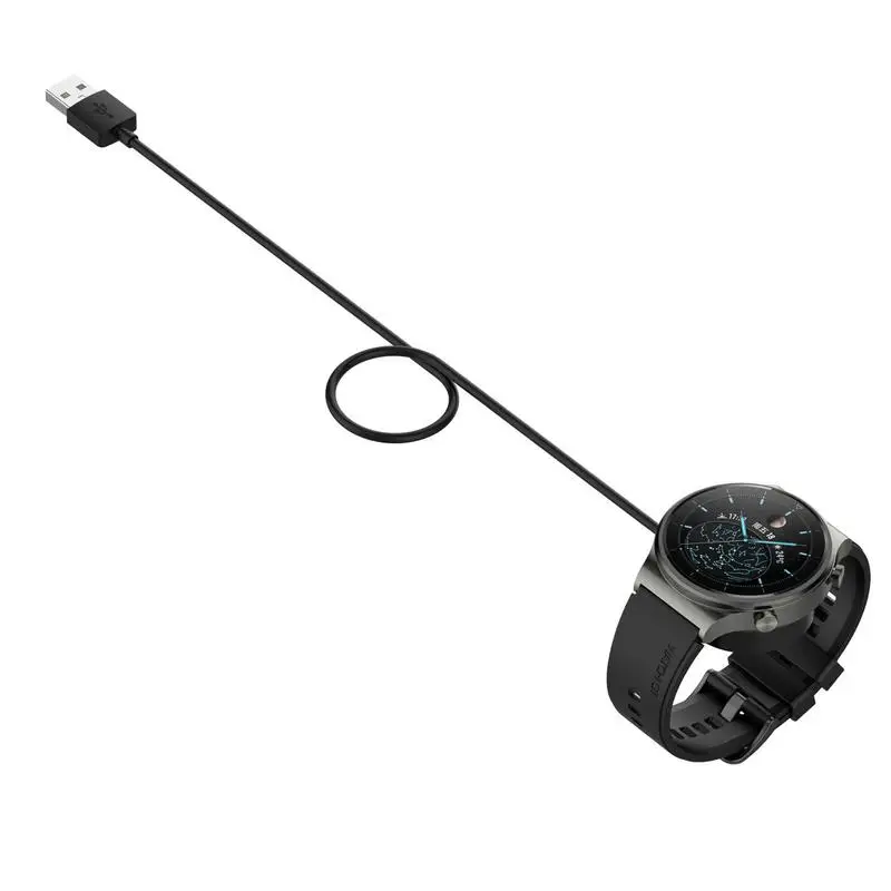 

Новинка Портативная Беспроводная зарядная док-станция с USB-кабелем для часов 3PRO / GT2 Pro зарядное устройство для часов GT2 Pro Аксессуары для часо...