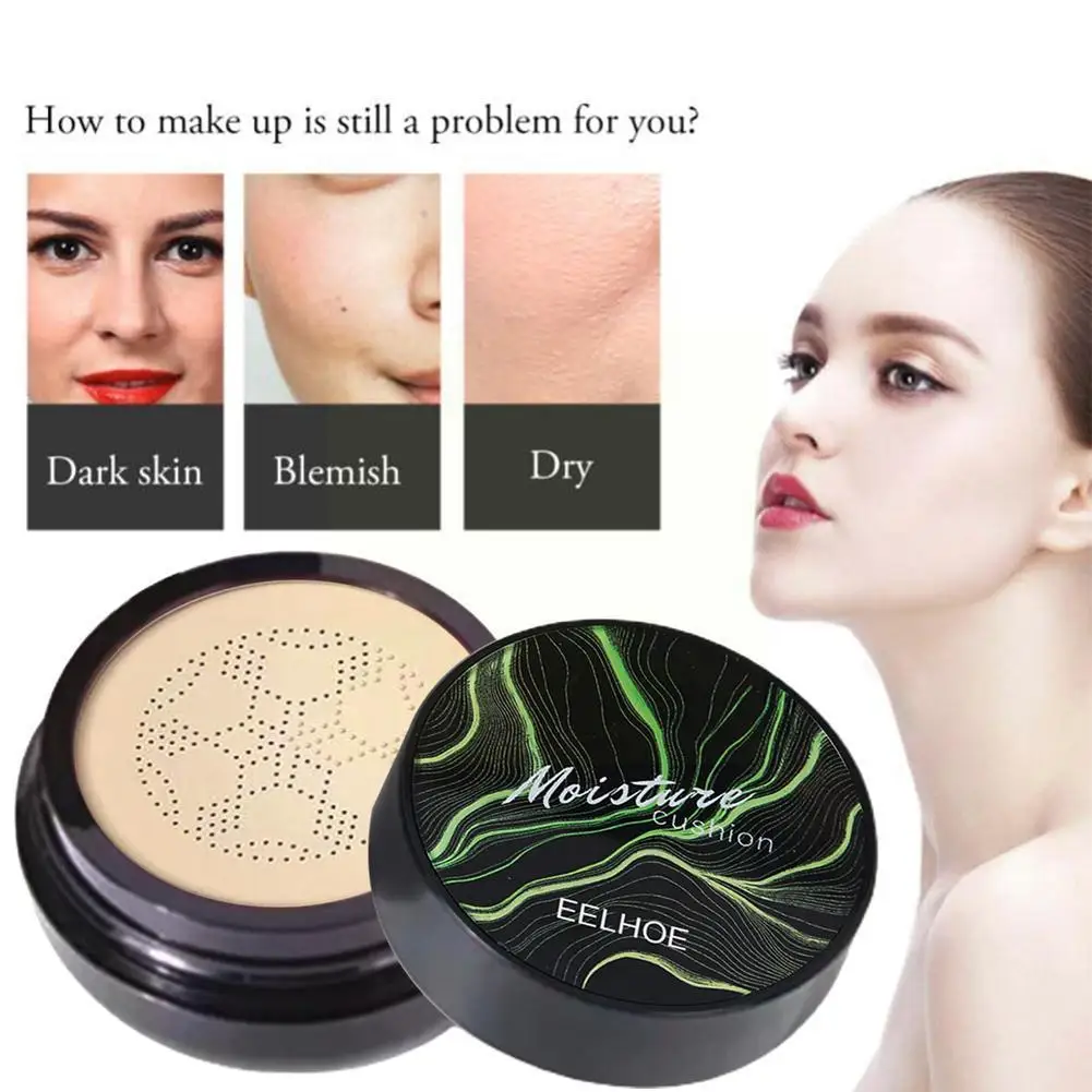 

Mushroom Head Air Cushion CC Cream Natural Moisturizing Makeup Concealer Cream Oil-control Cosmetics Foundation Whitening B A5C8