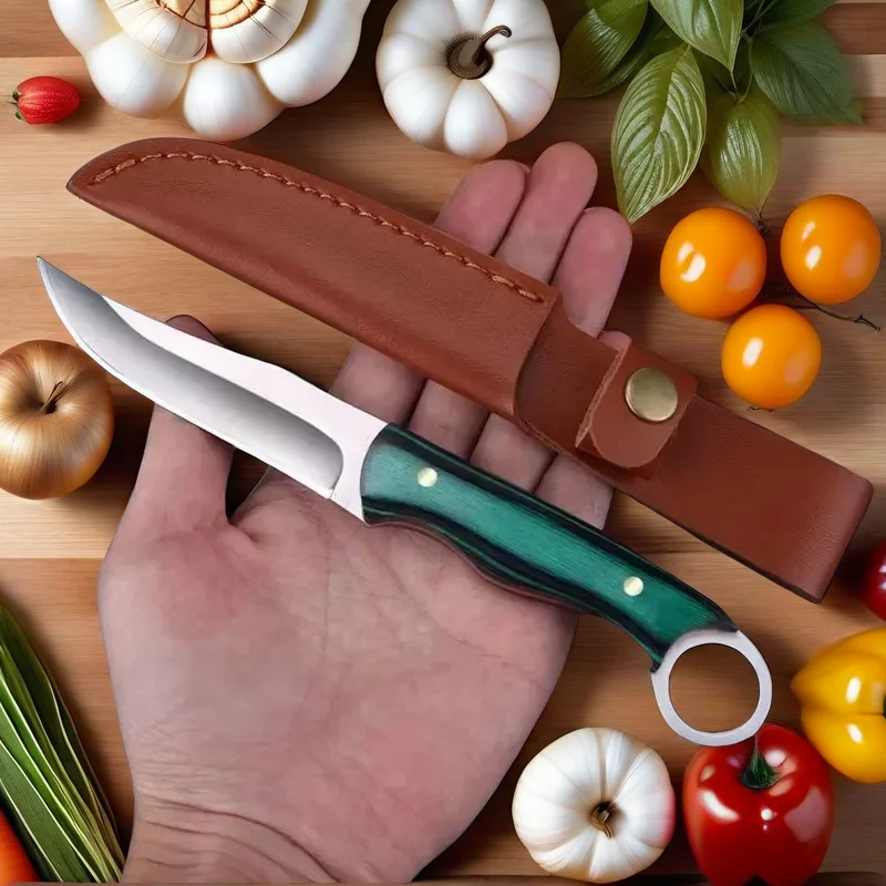 1 Шт. Нож Для Фруктов Из Нержавеющей Стали Многофункциональные Кухонные