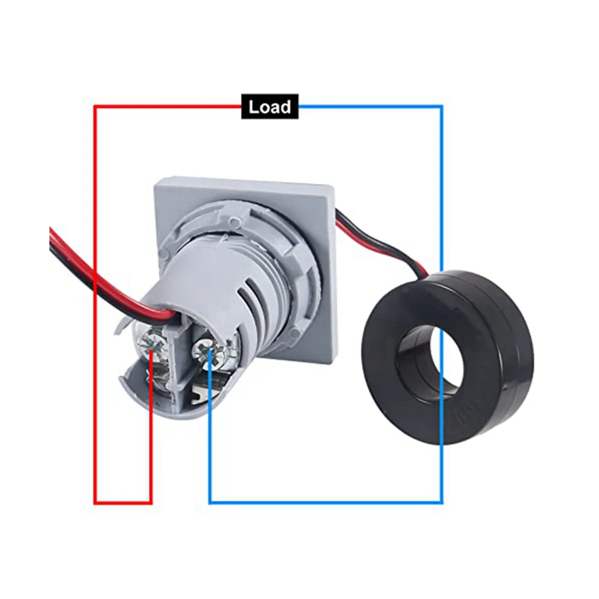 2 шт. цифровой вольтметр-амперметр амперметр переменный ток 60-500 в