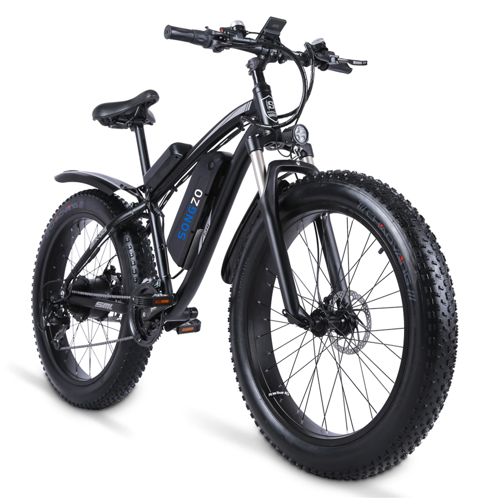 

SONGZO Electric Bike 1000w Adult Electric Bicycle 26 Inch Fat Tire e Bike 48v17ah Mountain Bike Snow Bike