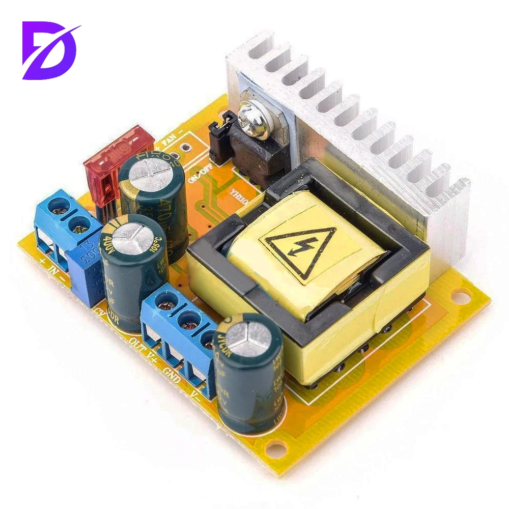 ZVS High Voltage DC-DC Boost Converter Board DC8V-32V to DC ±45V-390V Adjustable Capacitor Charging Power Supply Module