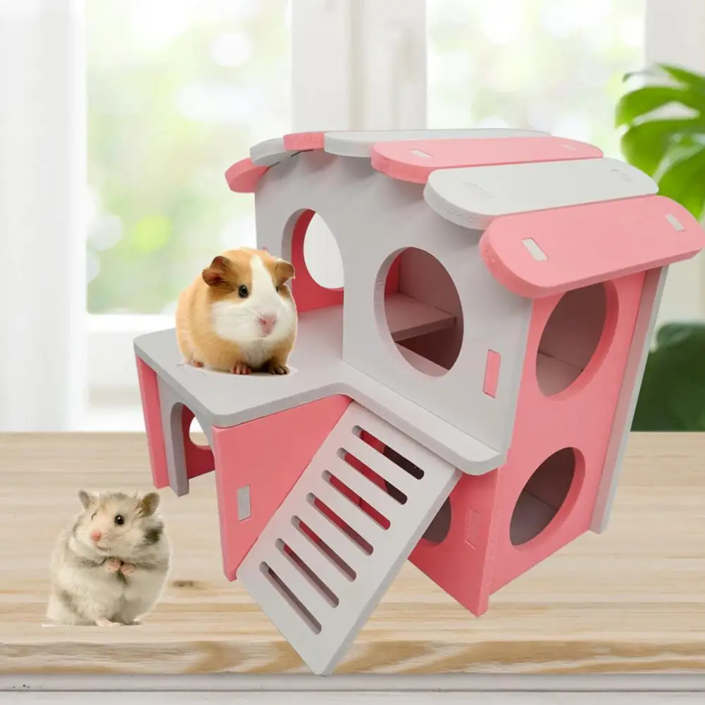 

Hamster Villa Safe Creative Moisture-proof Mouse Sleeping Nest House Toy for Squirrel Chinchilla Hut Hamster Hideout House