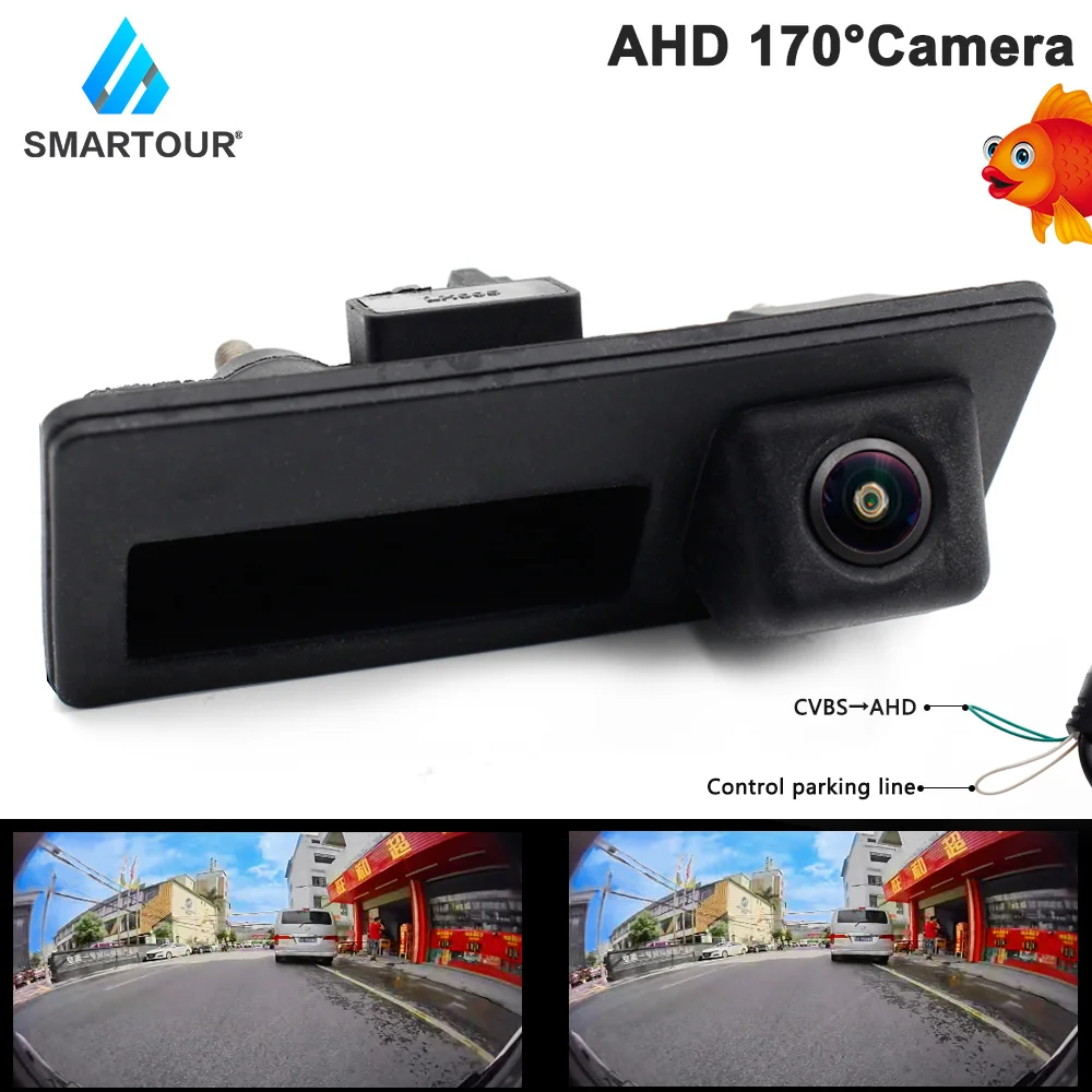 

720P Rear View Camera Fisheye Len Car Reversing AHD Camera For VW Passat B6 B7 B8 Golf 5 6 Polo Jetta Tiguan For Audi A3 A4