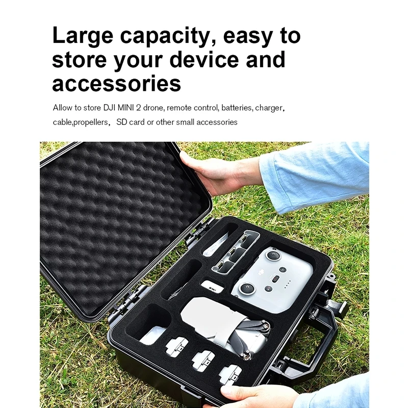 

Mini 2SE Drone Hard Shell Storage Carrying Case ABS Waterproof Box Suitcase Explosion-proof For DJI Mini 2 Dron Accessories