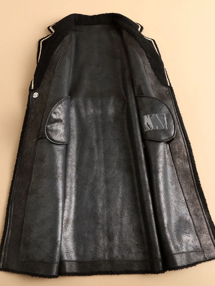 Winter Women Fake Wool Fur Coat 2022 New Europe America Warm Fluffy Jacket Overcoat Luxury Designer Street Fashion Free Shipping