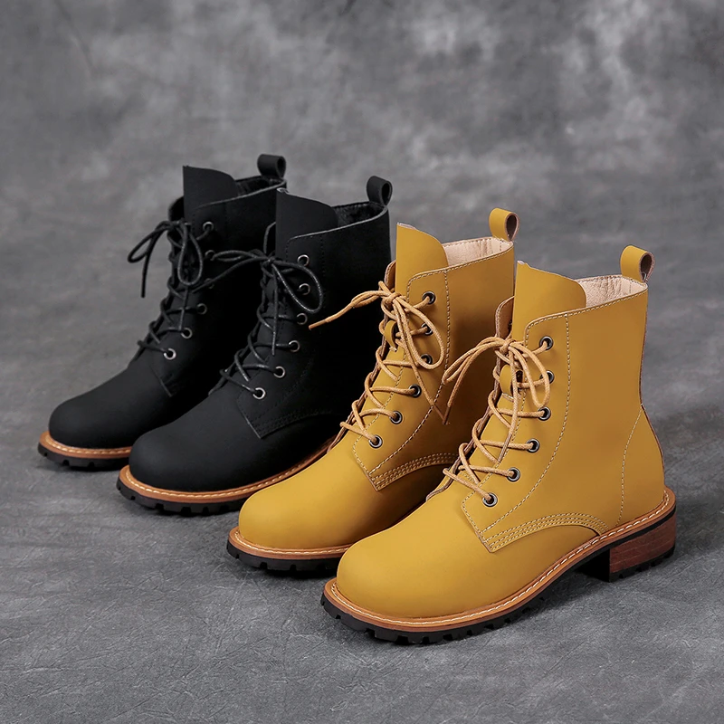 

Женские ботильоны обувь для женщин 2022 натуральная кожа Модные женские ботильоны большого размера женские ботинки на среднем каблуке с острым носком