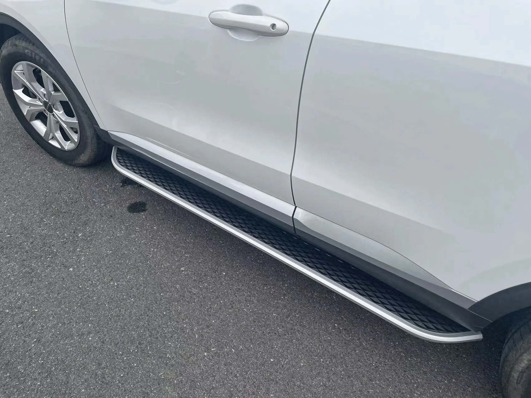 2 шт. алюминиевые шаговые поддоны с кронштейнами для Genesis GV80 JX1 2021-2024