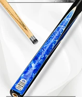 omin 57 sea blue snooker billiard pool cue stick 10mm11 5mm extender case