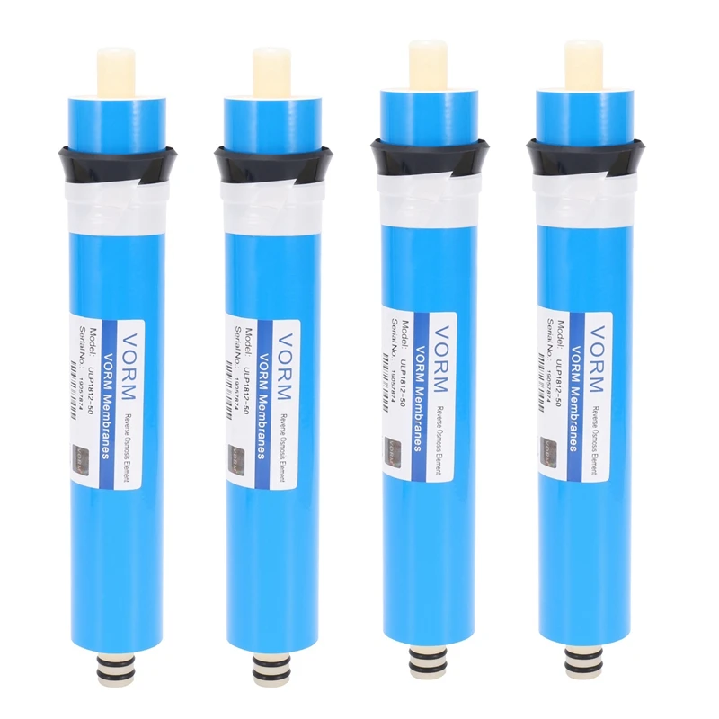 

HOT SALE 4Pcs ULP1812-50 Residential Water Filter 50 Gpd RO Membrane NSF Used For Reverse Osmosis System