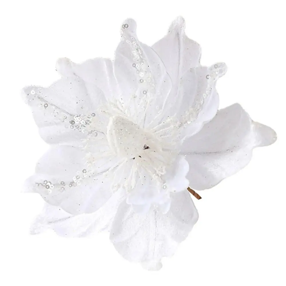 

Рождественские цветочные подвески, ткань, 22 см