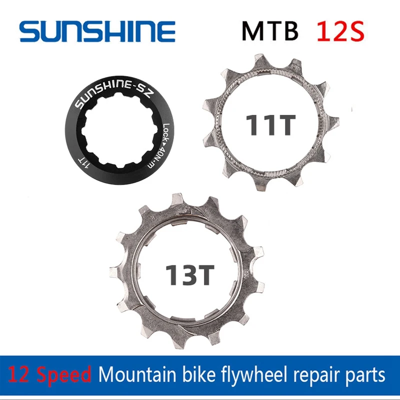 Original MTB Road Bike Freewheel Cog 8 9 10 11 12 Speed 11T 12T 13T Bicycle Cassette Sprockets Accessories for SRAM Flywheel images - 6