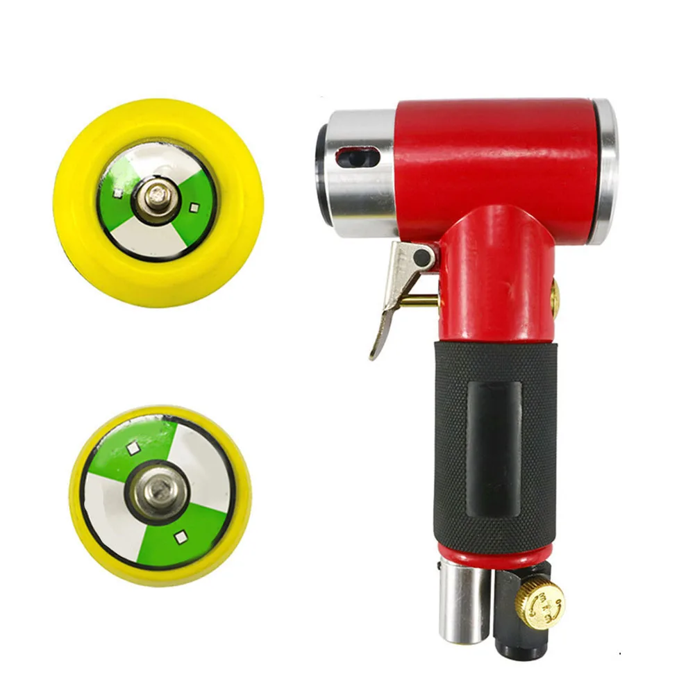 1set Air Sander With Polishing Pad 6mm Thread For Car Buffin
