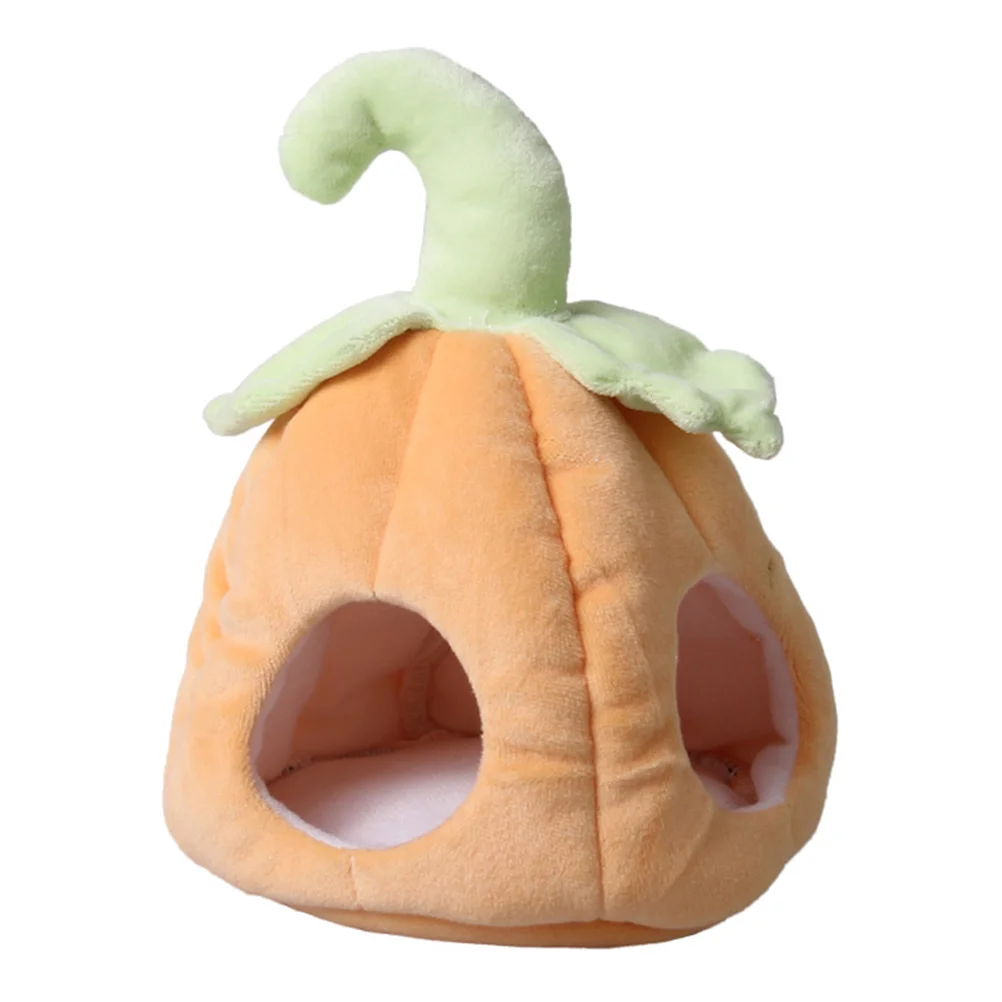 

1Pc Pets Cushion Pumpkin Design Warm Nontoxic Portative Pets Cushion for Pets Squirrel Mice